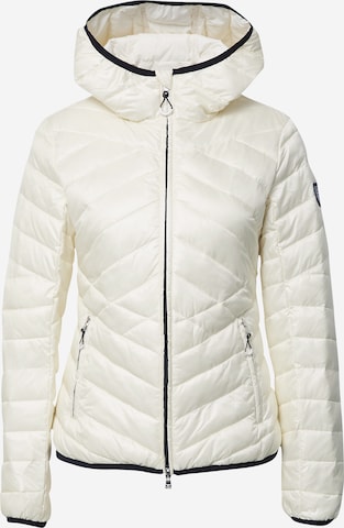 EA7 Emporio ArmaniSportska jakna 'HIE801' - bijela boja: prednji dio
