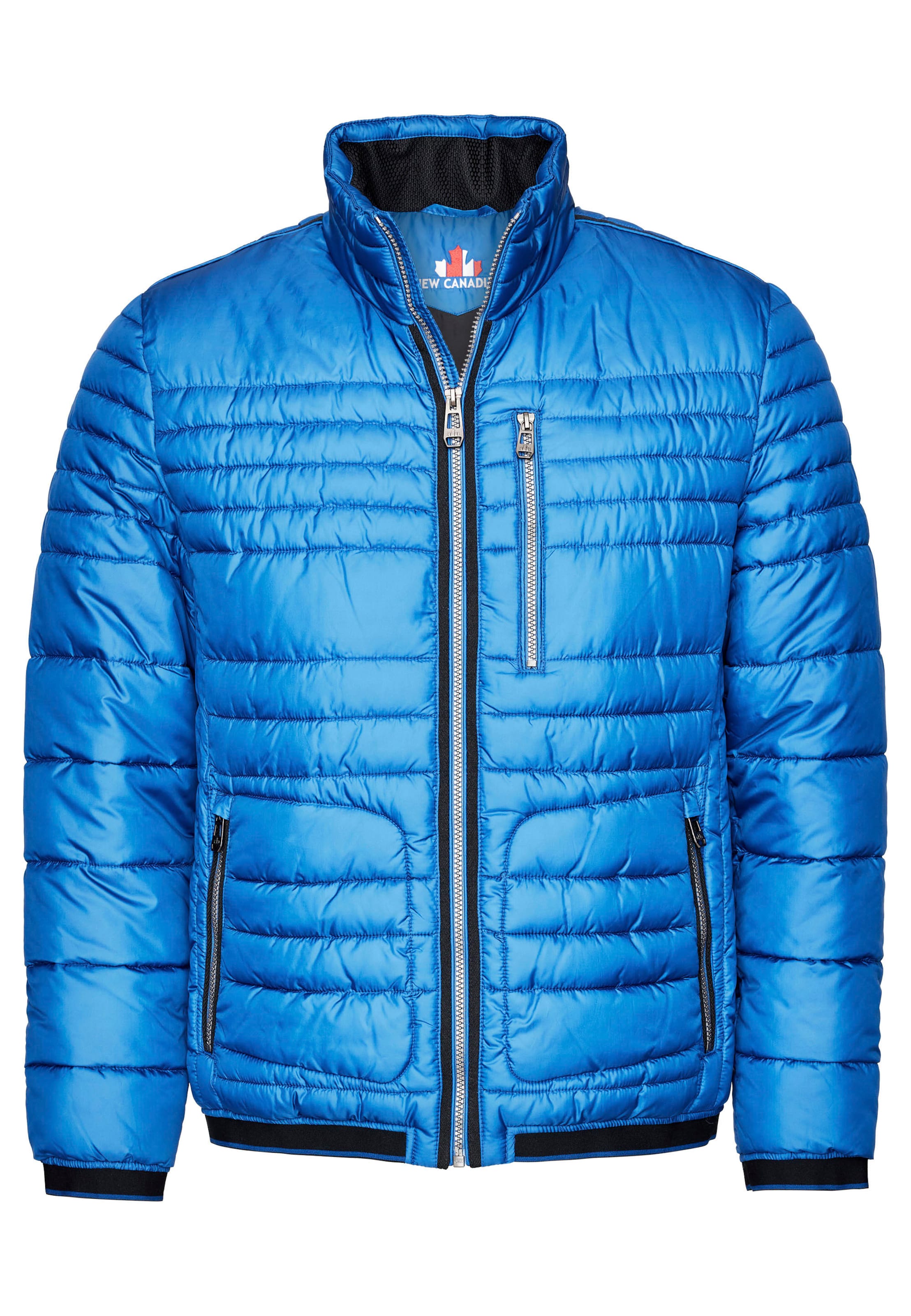 NEW CANADIAN Steppjacke in Blau: Vorderseite