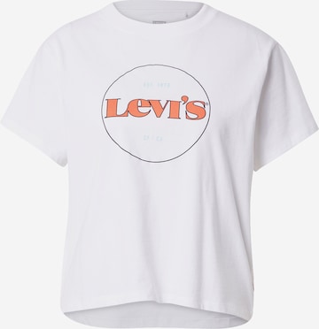 LEVI'S Shirt 'Graphic Varsity' in White: front