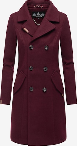 MARIKOO Wintermantel 'Nanakoo' in Rot: Vorderseite