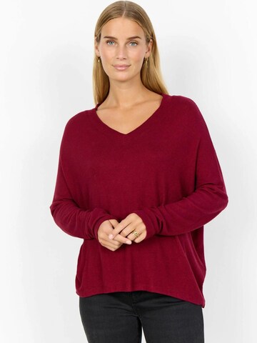 Haut ' SC-BIARA ' Soyaconcept en rouge : devant