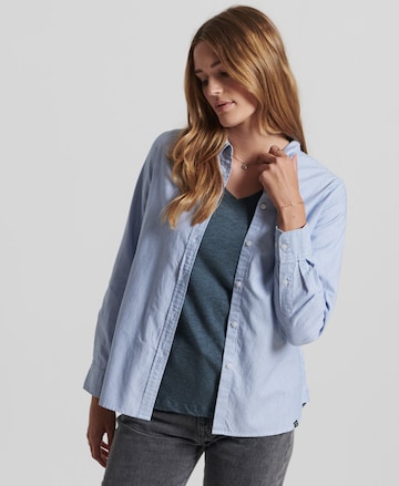 Superdry Blouse in Blue: front