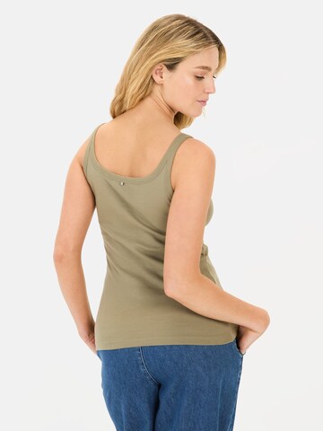 CAMEL ACTIVE Basic Top aus reiner Baumwolle in Grün