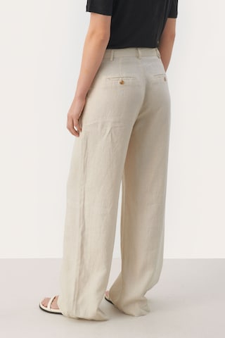 Part Two Wide leg Broek ' Ninnes' in Beige