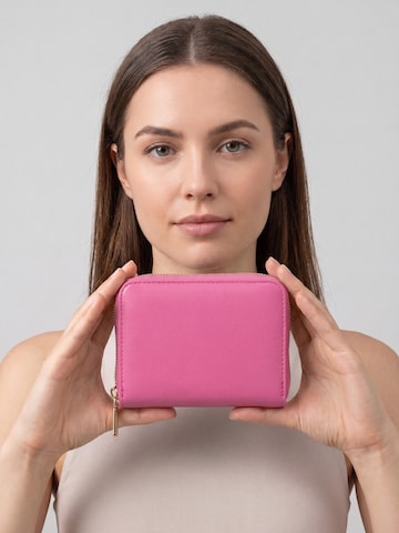 MILLYMILK® Wallet 'PURA SMALL' in Pink: front