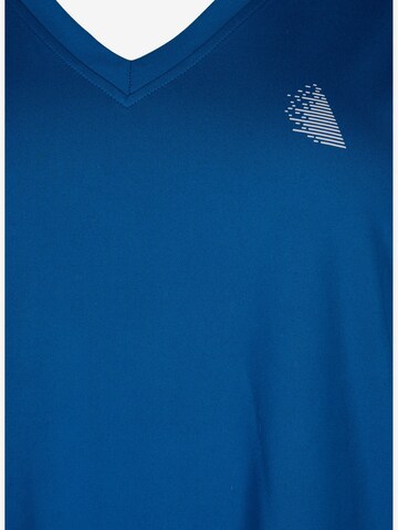 Active by Zizzi Funktionsshirt in Blau