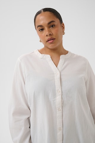 KAFFE CURVE Blouse 'Nana' in Wit
