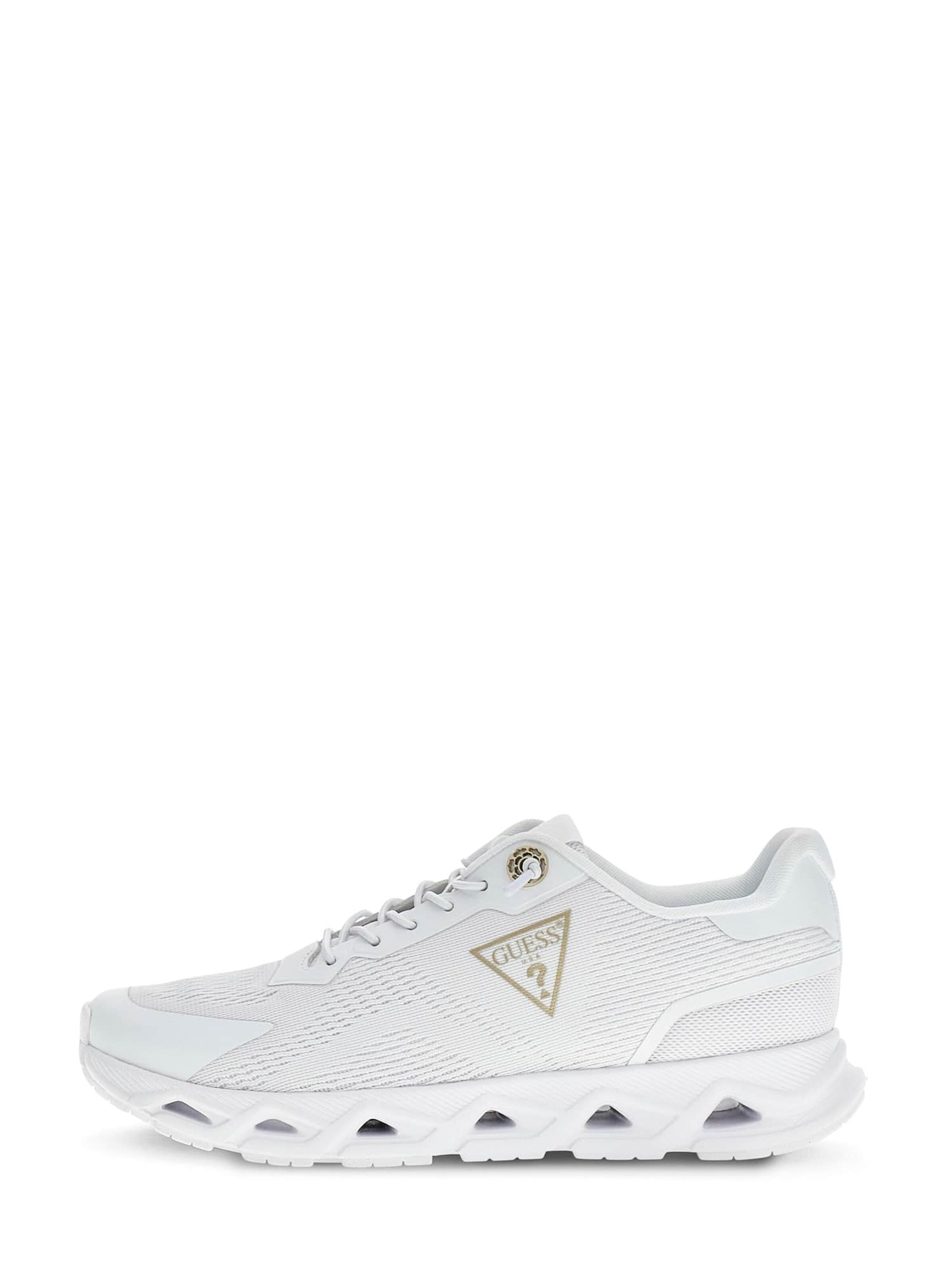 GUESS Guess Ease Logo Laufschuhe in Weiß: Vorderseite