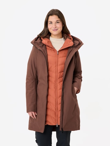 VAUDE Outdoorjas 'Annecy III' in Bruin: voorkant