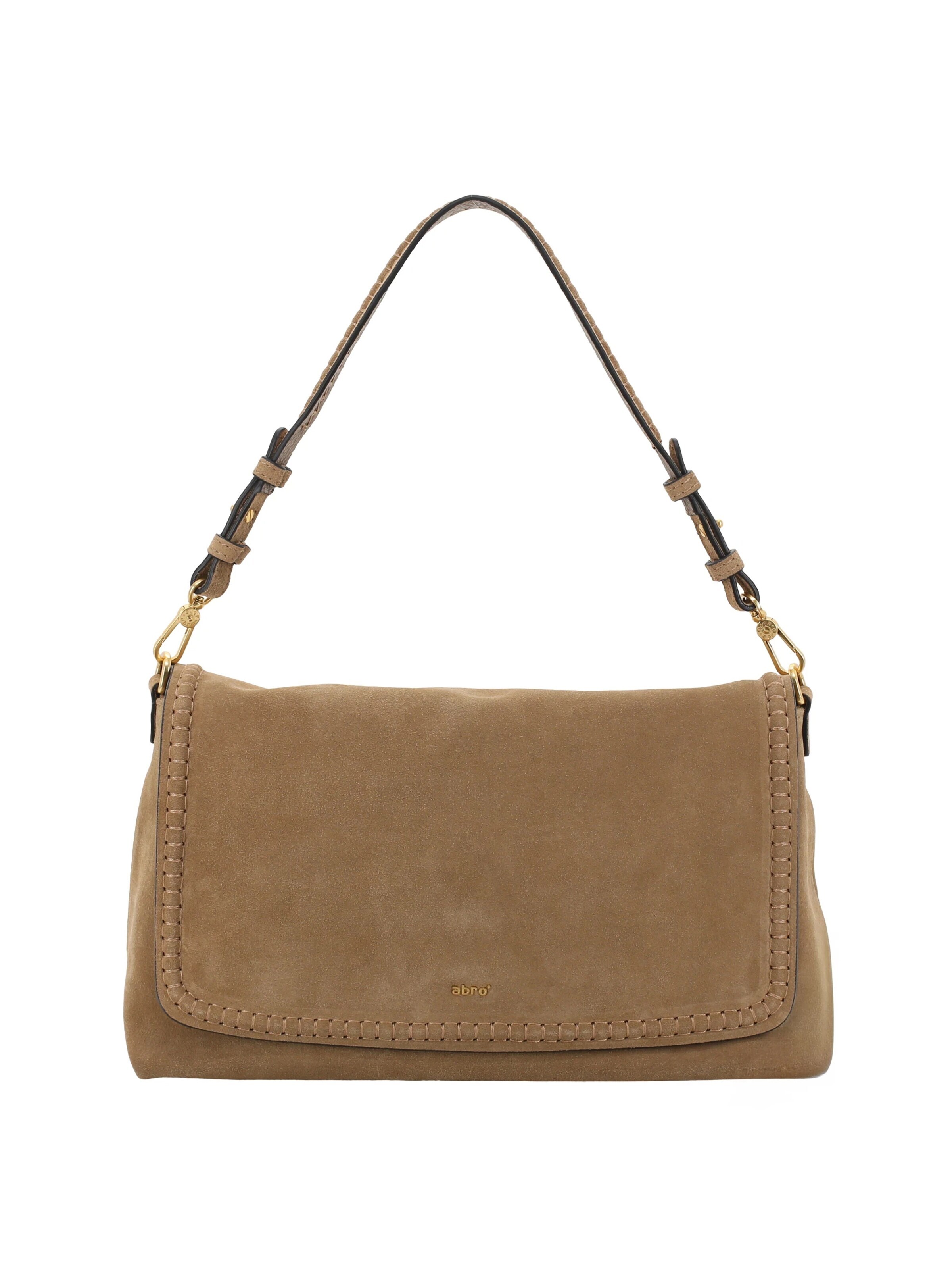 ABRO Schultertasche 'SIGNATURE'‌‌‌‌ in Braun: Vorderseite