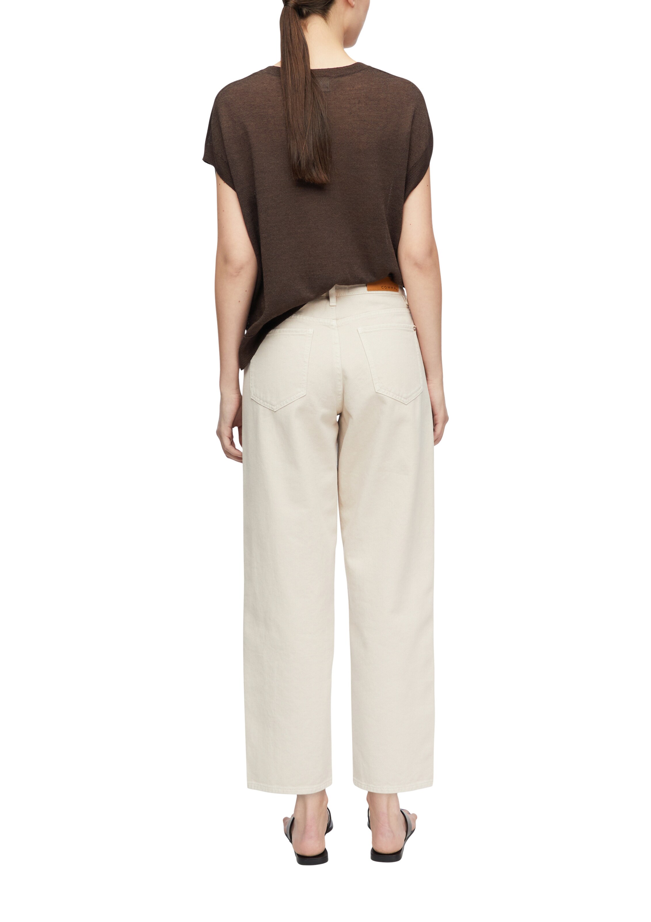 Loosefit Jean COMMA en beige