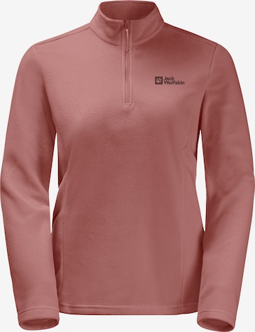 JACK WOLFSKIN - Pullover desportivo 'Taunus' em rosa: frente