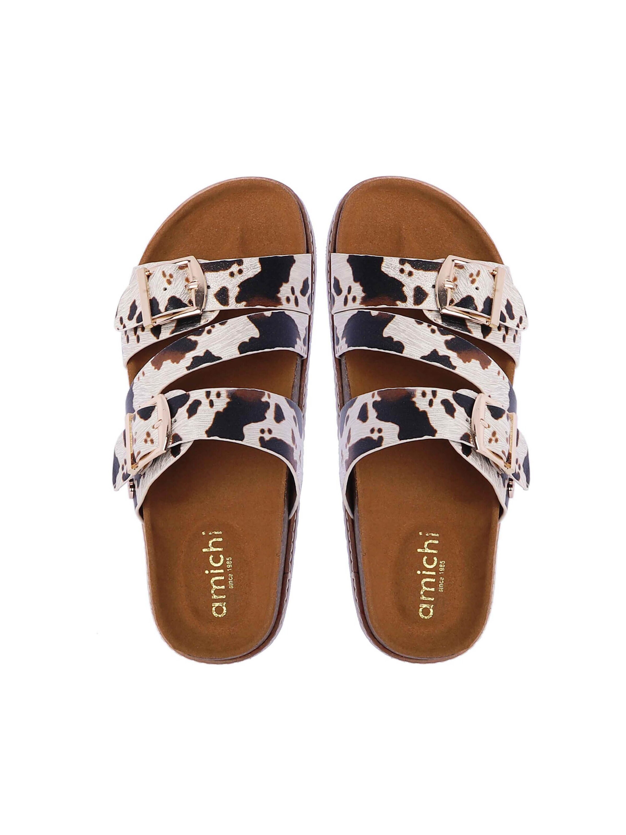 Amichi - Zapatos abiertos en gris