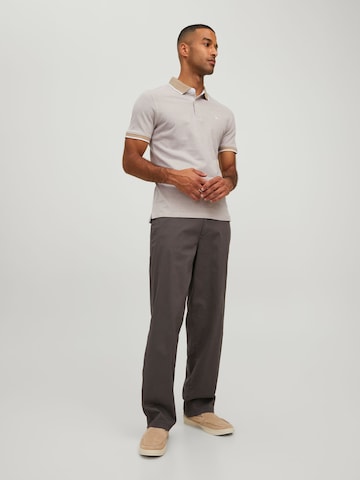 JACK & JONES Poloshirt 'JJEPaulos' in Beige