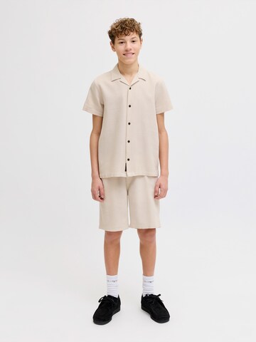 Jack & Jones Junior Comfort Fit Πουκάμισο 'JJGLOBAL' σε γκρι