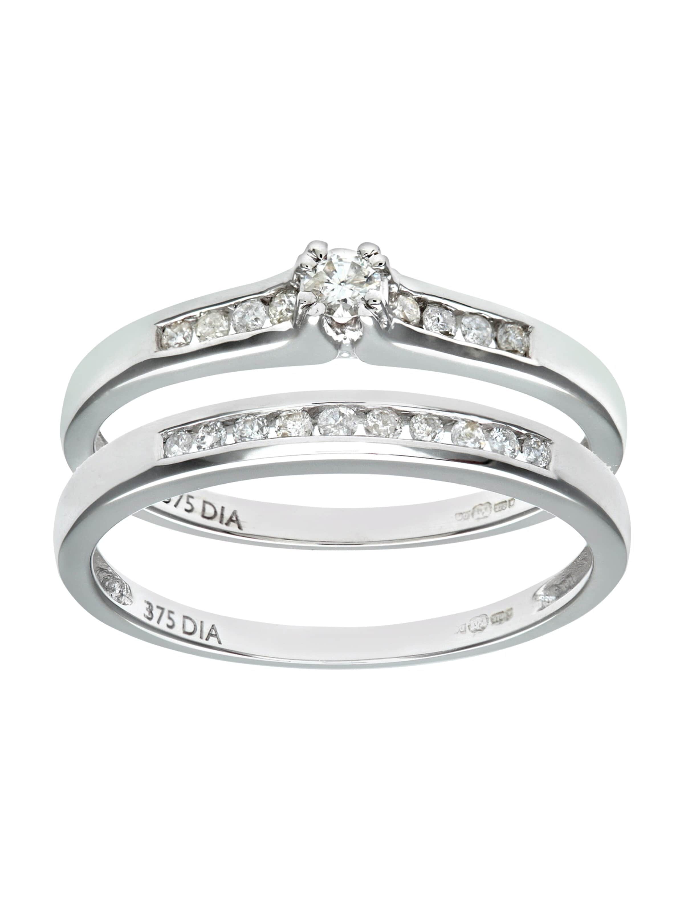 DIAMANT LETERNEL Schmuckset‌‌‌‌‌‌‌‌‌ in Silber: Vorderseite