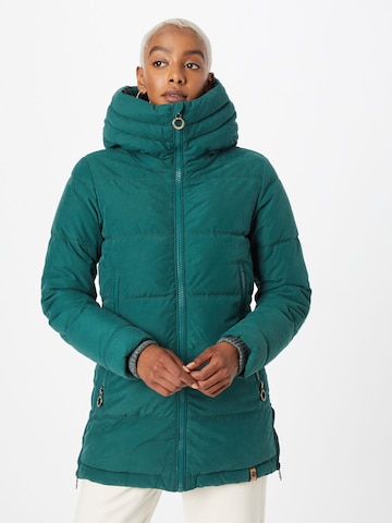 Fli Papigu Winter Jacket 'Get the Stones' in Green: front