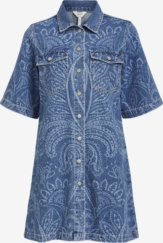 Robe-chemise 'BIRNA' OBJECT en bleu : devant