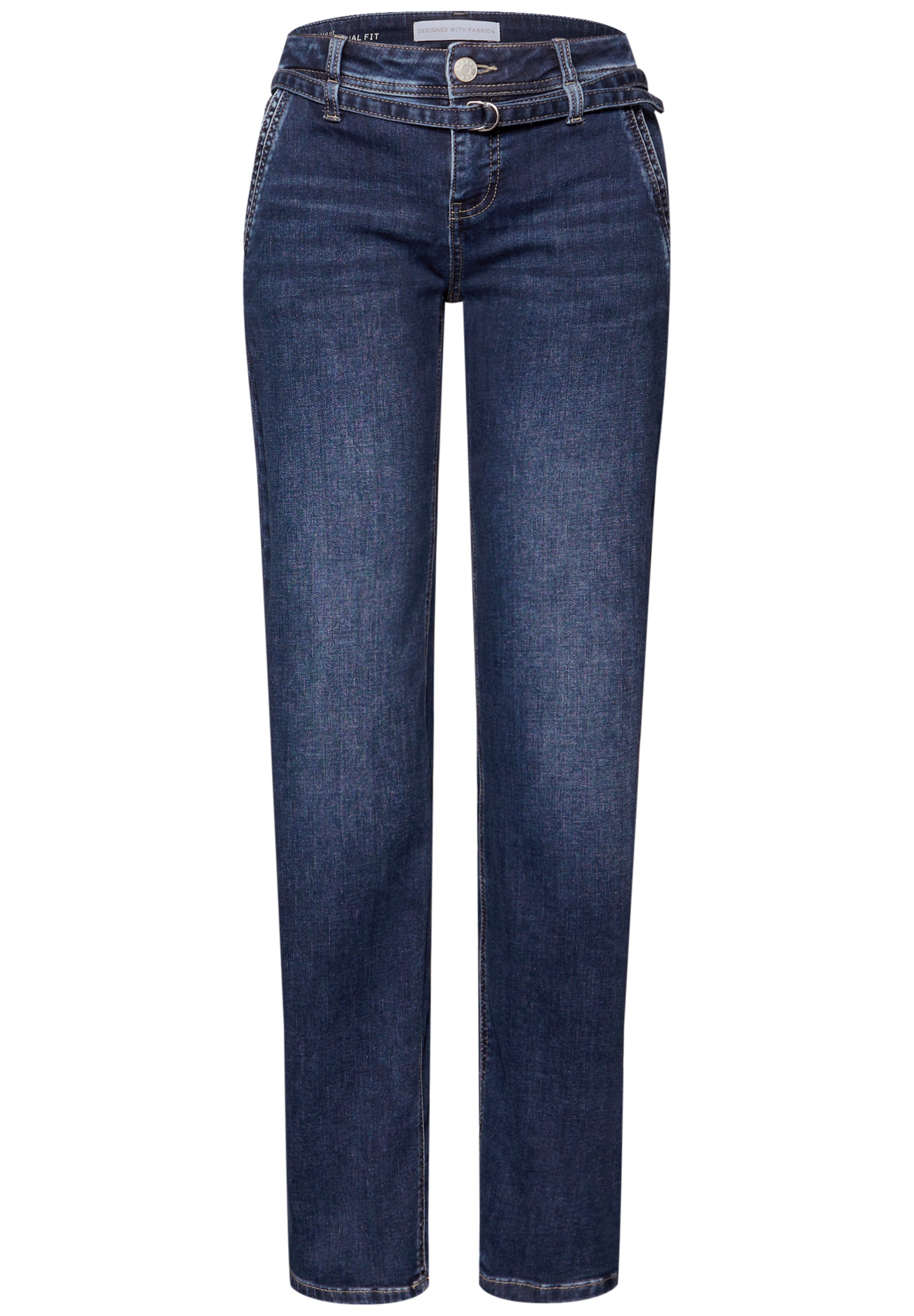 STREET ONE Regular Jeans in Blau: Vorderseite