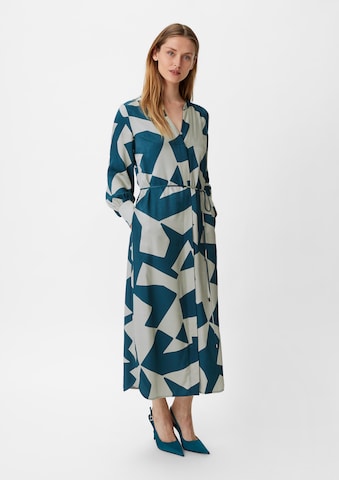 COMMA Jurk in Blauw: voorkant