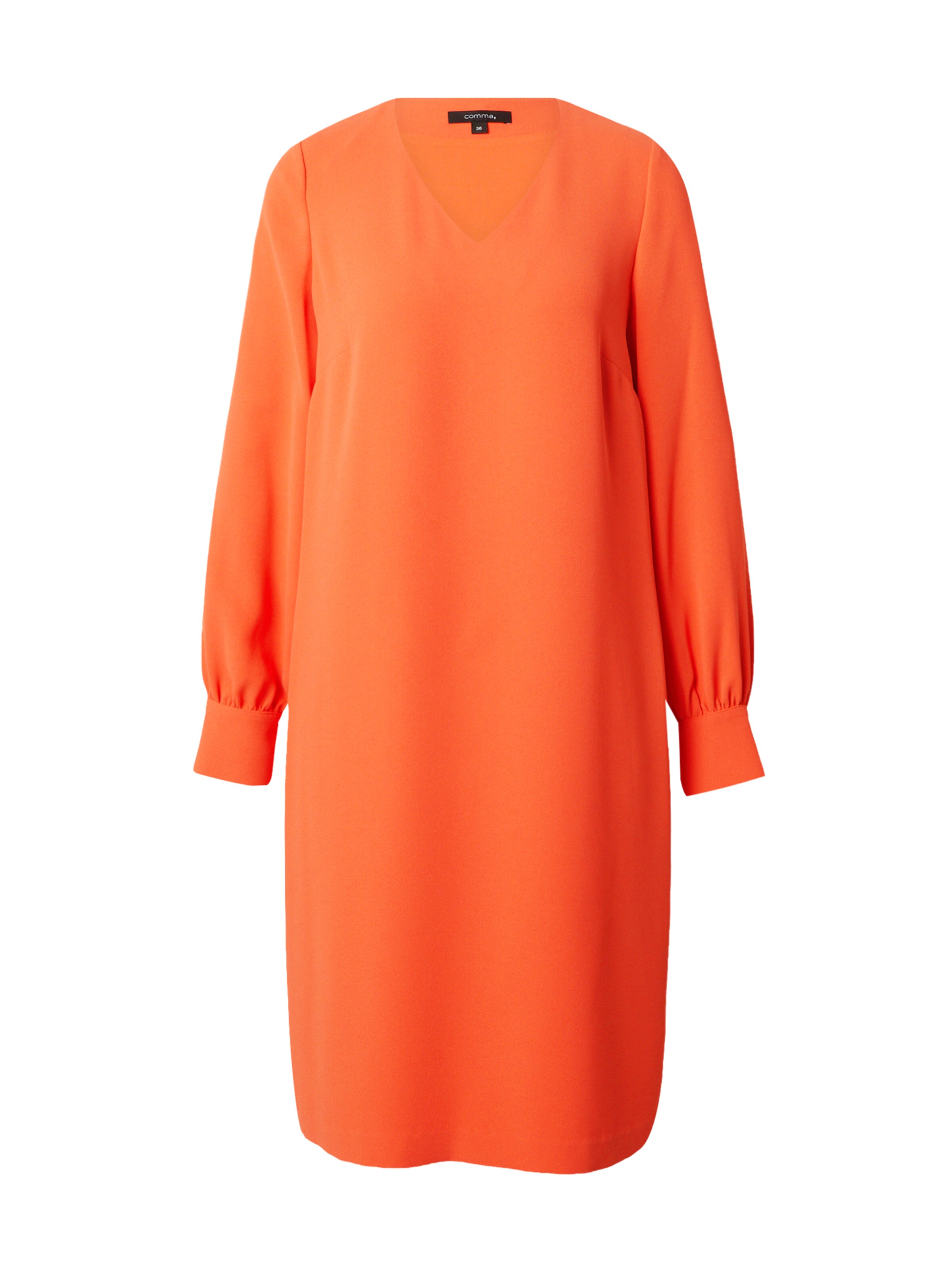 COMMA Kleid in Orange: Vorderseite