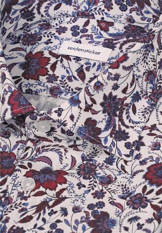 SEIDENSTICKER Slim Fit Hemd in Rot