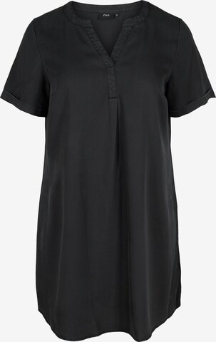 Zizzi Shirt Dress 'Ecatrine' in Black: front