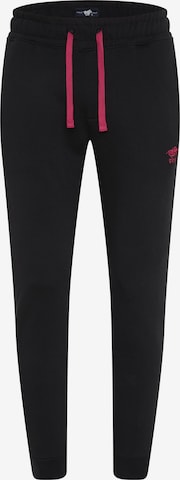 Polo Sylt Tapered Pants in Black: front