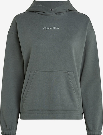 Sweat de sport Calvin Klein Sport en vert : devant