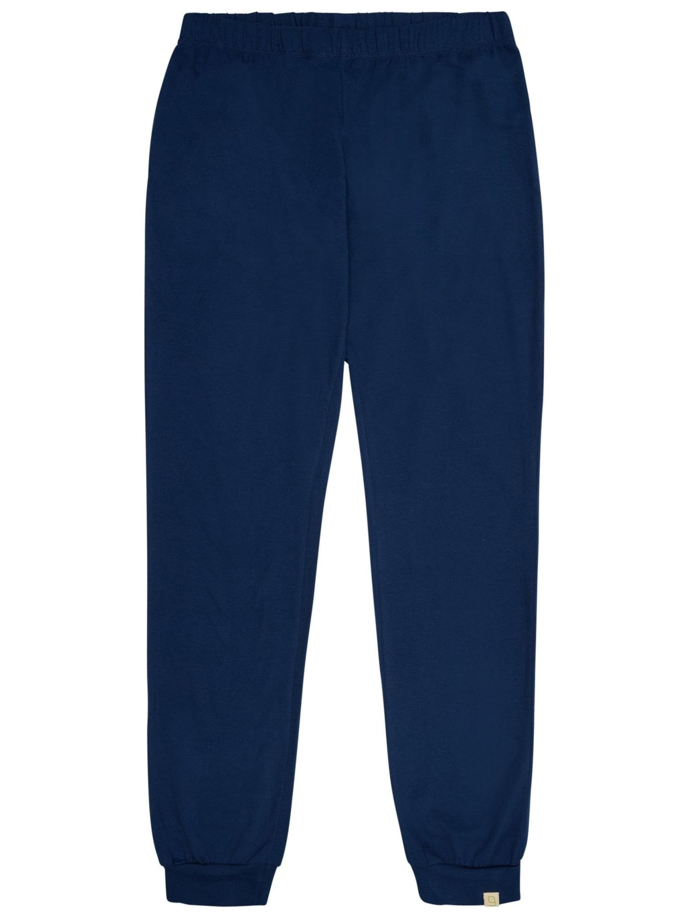 greenjama Pajama Pants in Blue: front