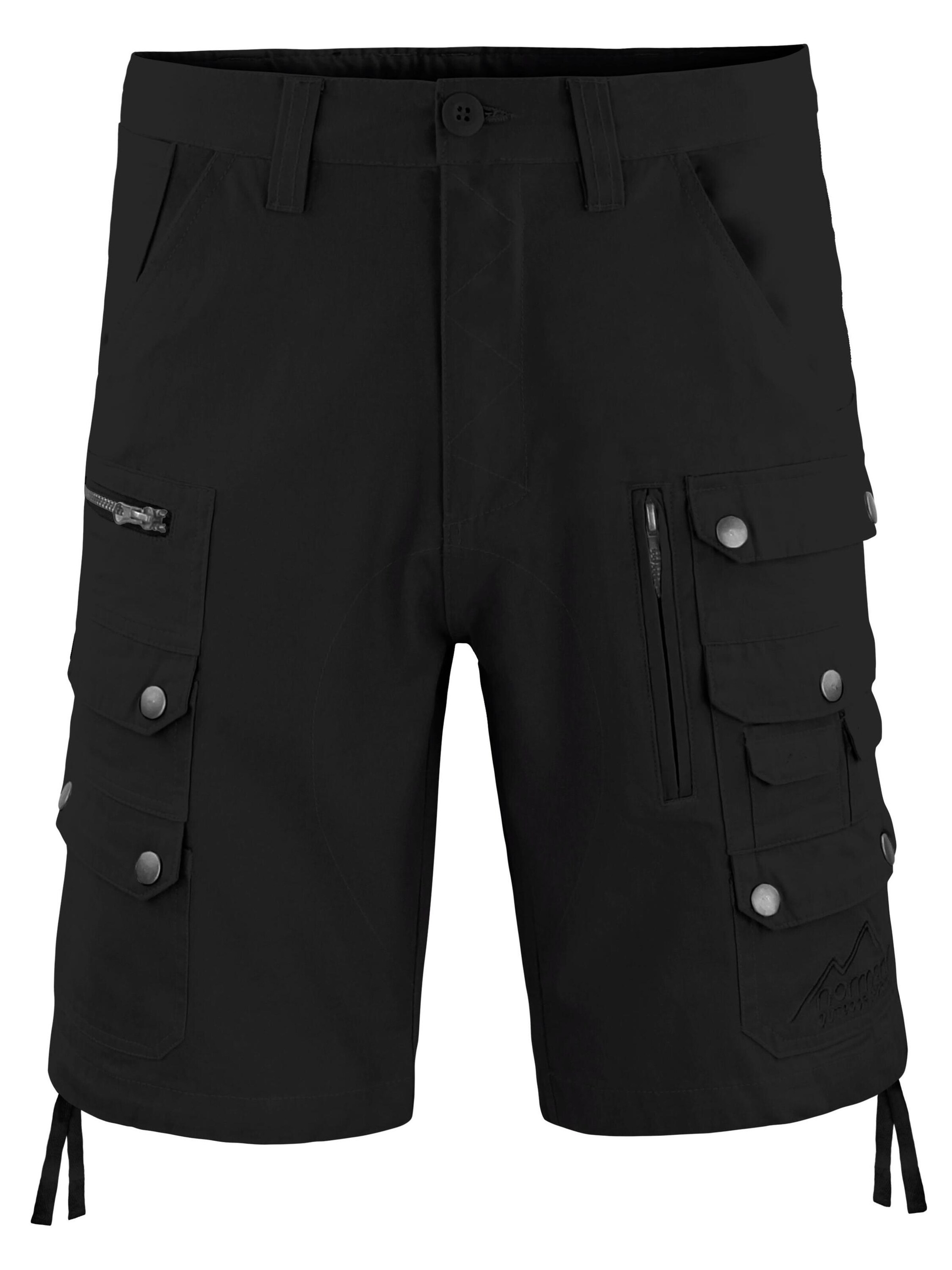 normani Regular Outdoorbroek 'Mojave' in Zwart: voorkant