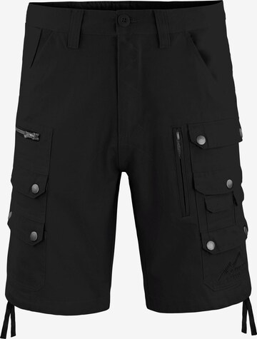 normani Regular Outdoor Pants 'Mojave' in Black: front