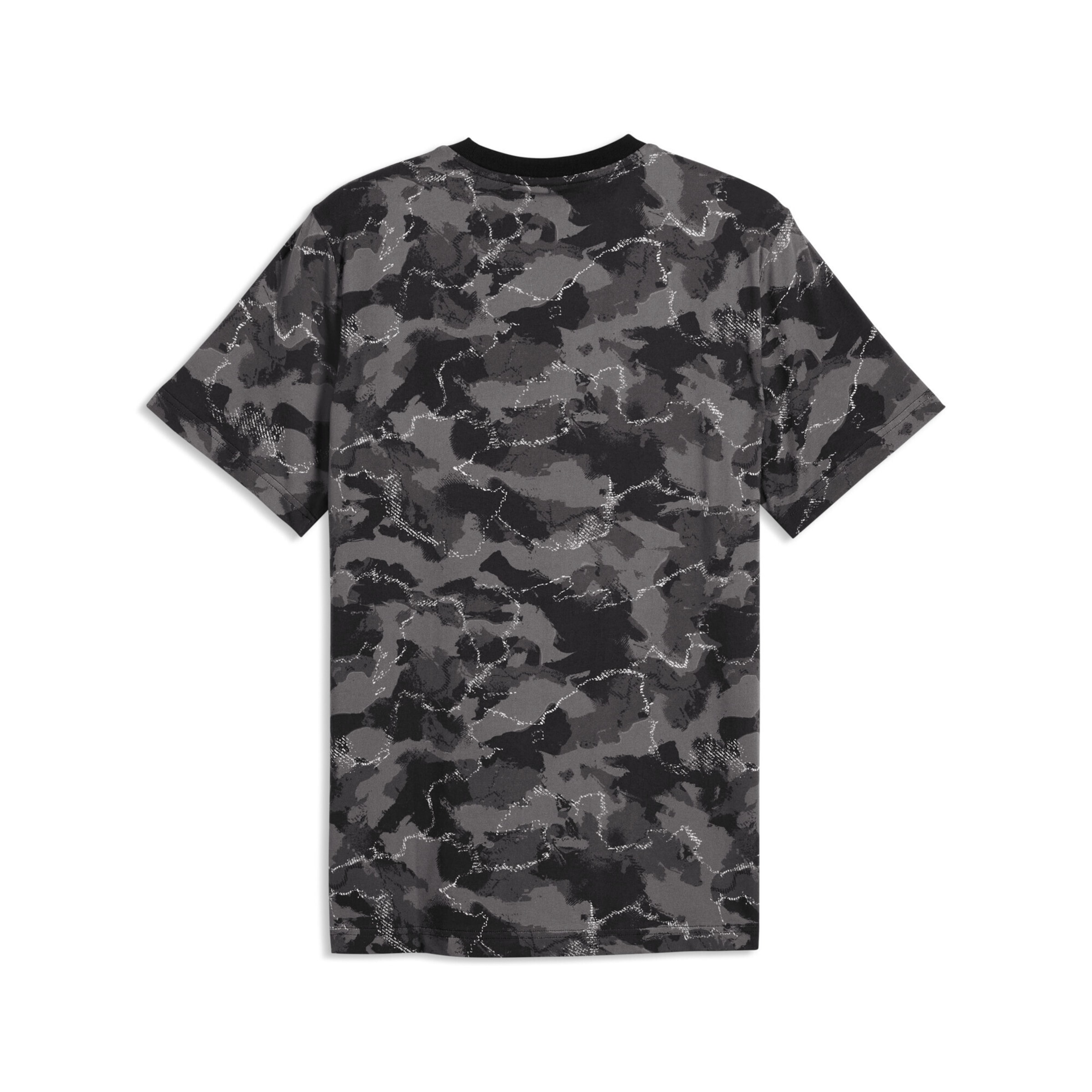 PUMA Shirt 'Camo' in Grijs