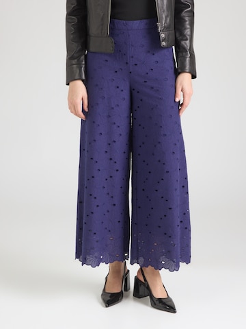 mėlyna King Louie Plačios klešnės Kelnės 'Ethel': priekis