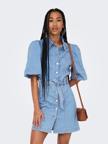 Robe-chemise 'ONLBelis' ONLY en bleu : devant