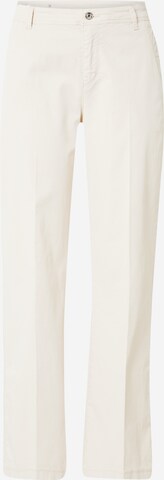 Pantalon à plis 'Nora' MAC en beige : devant