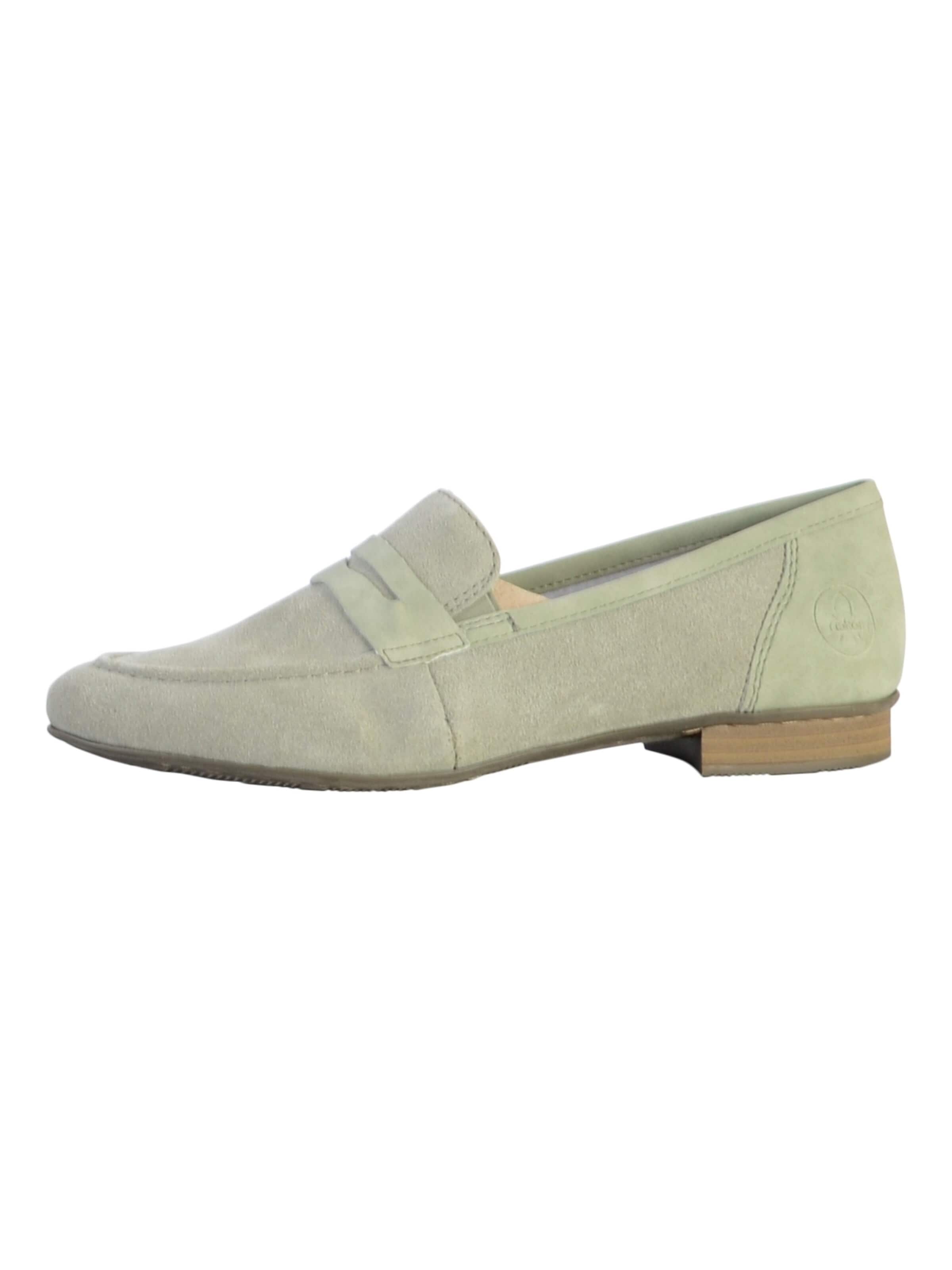 Chaussure basse Rieker en vert : devant