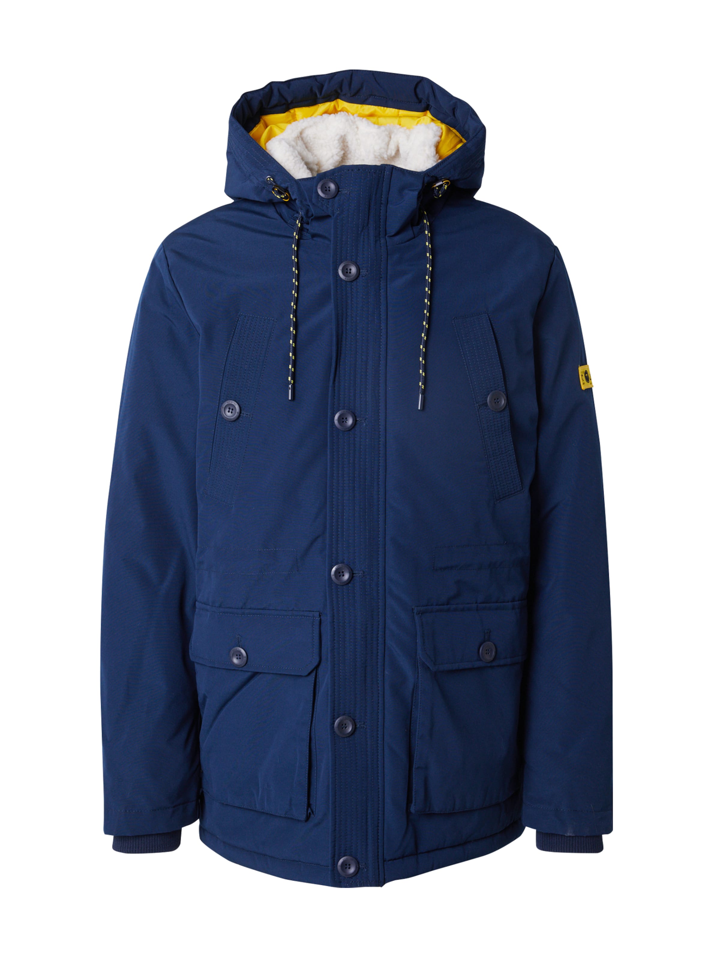 INDICODE JEANS Jacke 'West' in Blau: Vorderseite