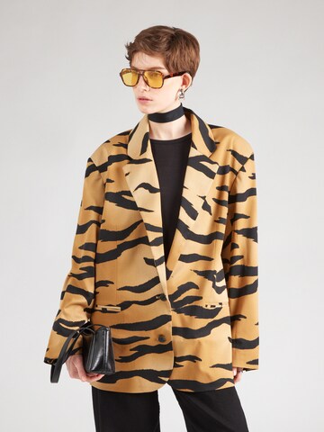 Monki Blazer in Brown: front