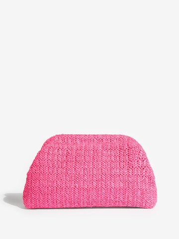 Lipsy Κλατς 'Raffia' σε ροζ