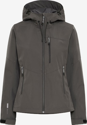 Veste outdoor ' NBRosa W 8.000 mit wasserdichter Beschichtung ' North Bend en gris : devant