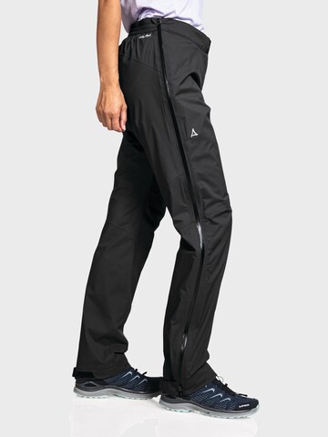 Schöffel Regular Outdoor trousers 'Tegelberg' in Black