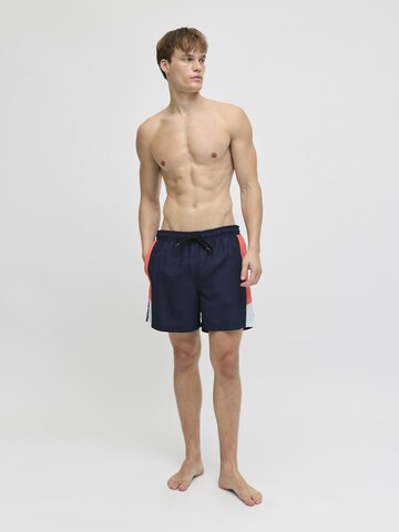 JJ Rebel Zwemshorts 'JREBBENJAMIN' in Blauw