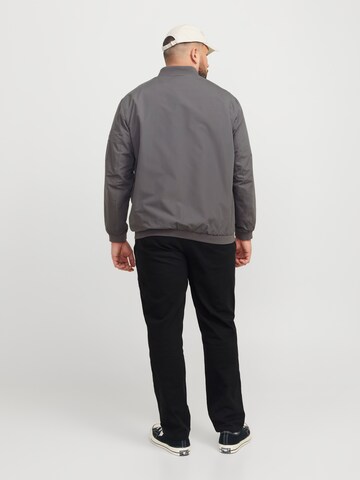 Jack & Jones Plus Between-season jacket 'JJERUSH' in Grey