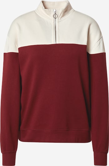 MELAWEAR Mikina 'Leela' - burgundská červeň / offwhite, Produkt