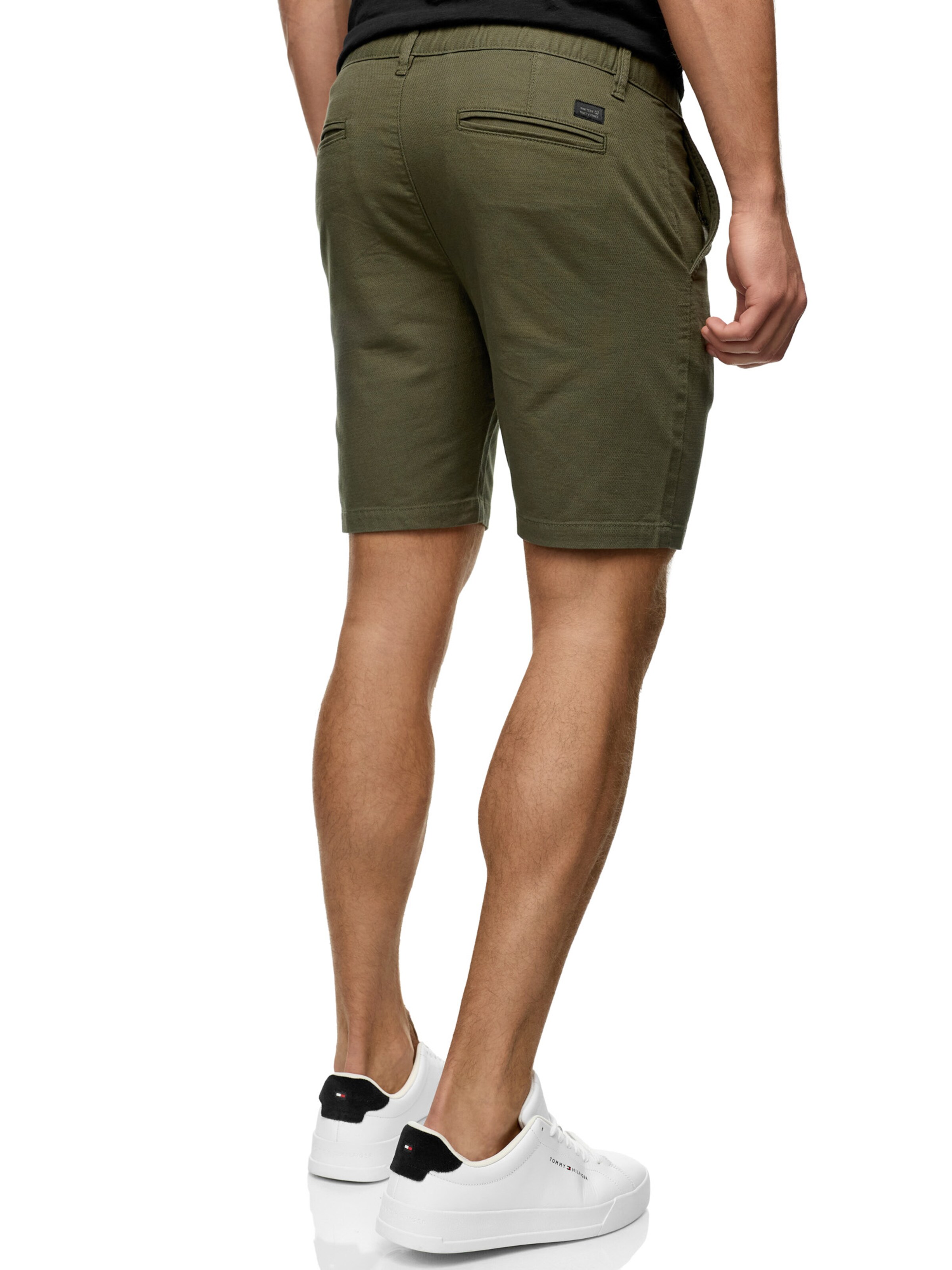 INDICODE JEANS Regular Chino Pants in Green