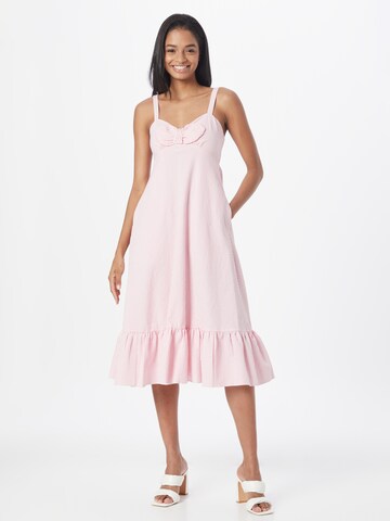 Kate Spade - Vestido en rosa: frente