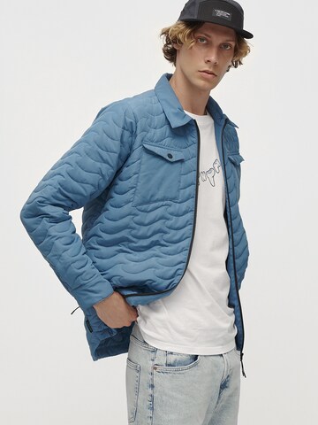 Pinetime Clothing Tussenjas 'New Wave' in Blauw