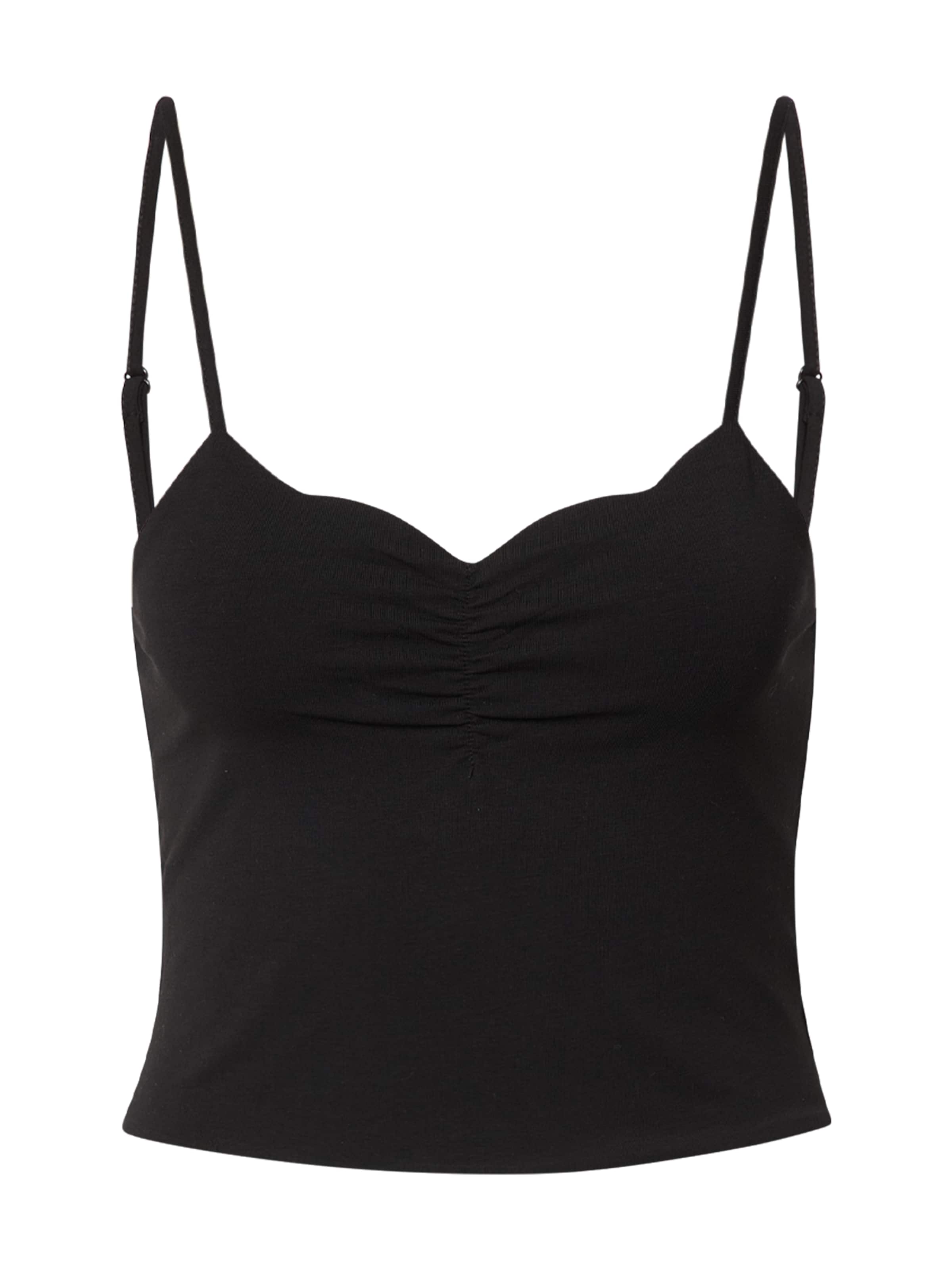 Top 'Francesca' di ABOUT YOU in nero: frontale