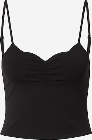 ABOUT YOU Top 'Francesca' in Schwarz: predná strana